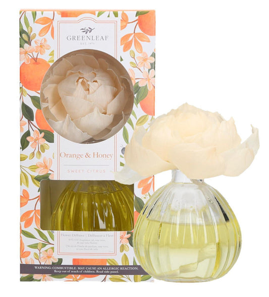 Greenleaf Flower Diffuser Orange & Honey