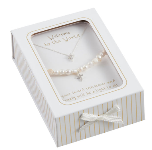Mudpie Cross Jewelry Set