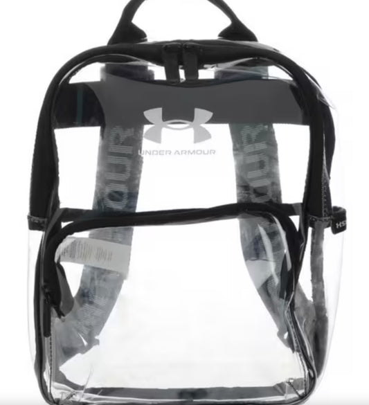 Under Armour Essential Mini Clear Backpack Black