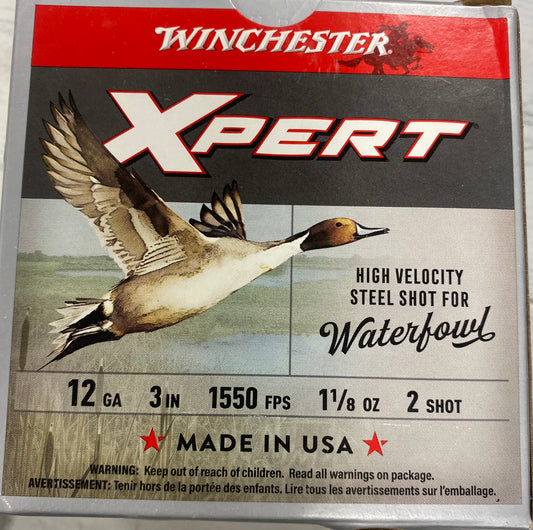 Winchester WEX1232 XPERT 12g 1.7/8 ##2 Steel shot 1550