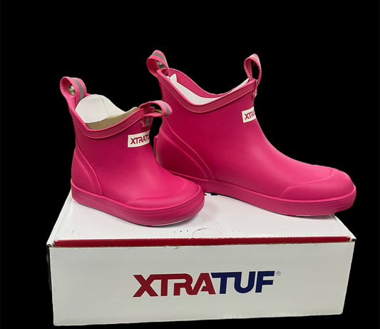 XtraTuf Kid’s Deck Ankle Boot Neon Pink XKAB451