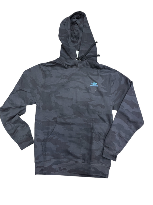 Aftco Jumbo Black Camo PO Hoodie MFP4214