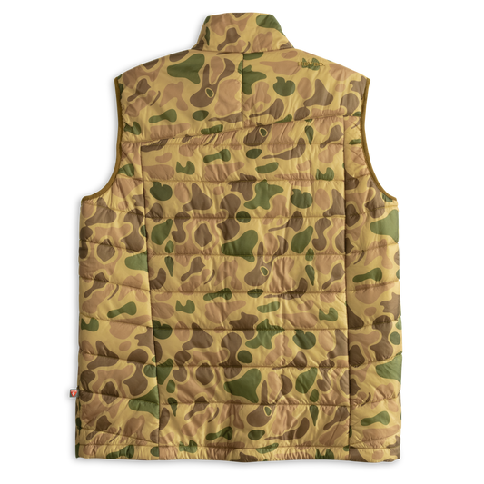 Heybo Open Country Vest Traditions Camo Brown